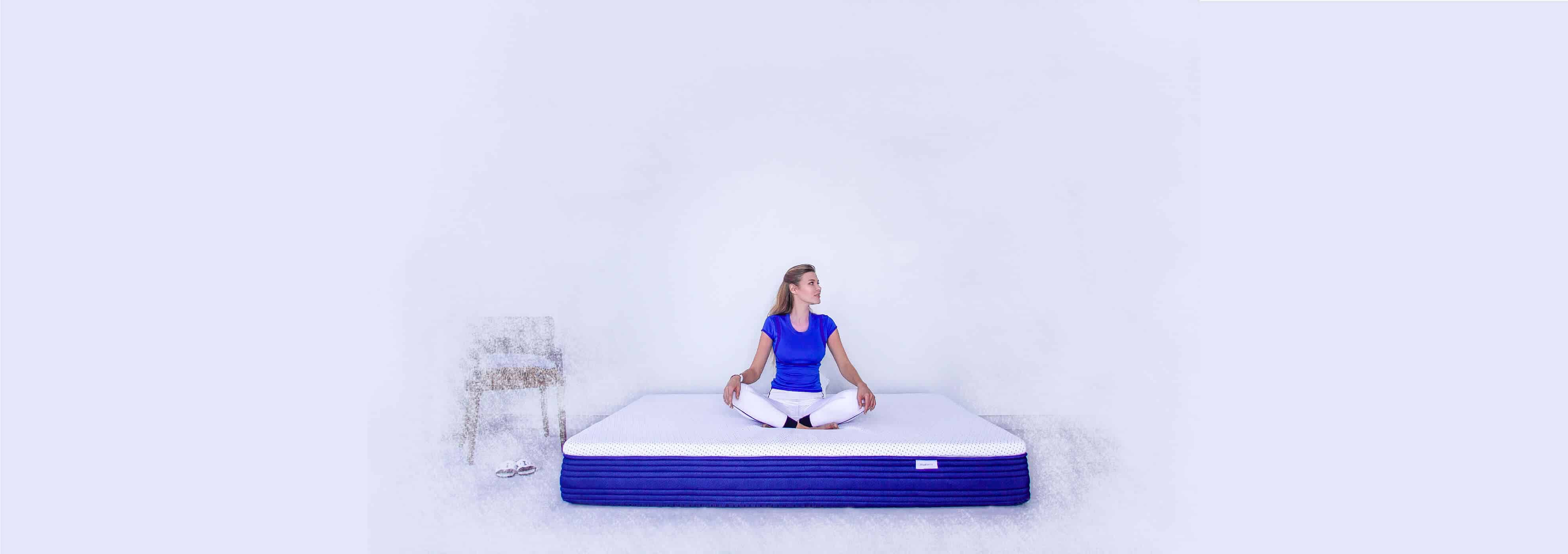 The WHISPER Mattress is made of quantum foam. It cleans itself, keeps cool, and distributes weight evenly.